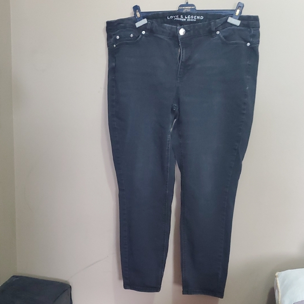 Love & Legend Black Women's Jeans Size 22p